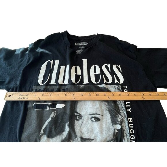 Clueless Graphic T-Shirt Alicia Silverstone Ugh As If Funny Novelty Black Size L - Picture 7 of 10